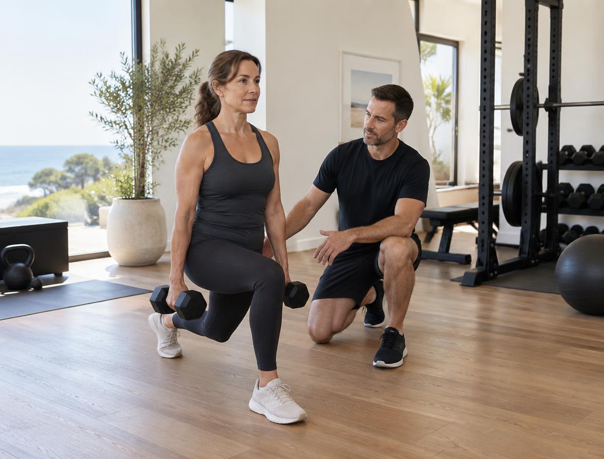 Illustrative personal strength coaching session